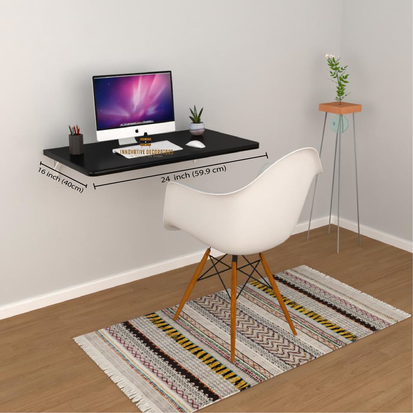 Wall-Mounted Foldable Table: Sleek, Sturdy, Space-Saving