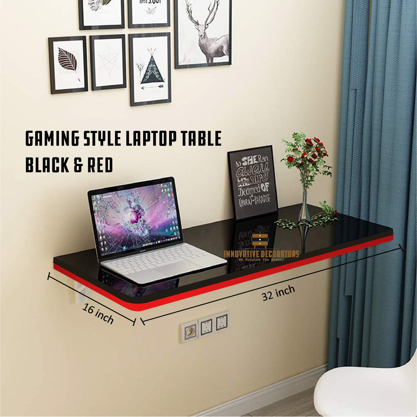 Wall-Mounted Foldable Table: Sleek, Sturdy, Space-Saving